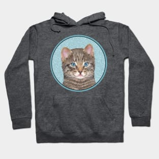 Gray Tabby Cat Hoodie